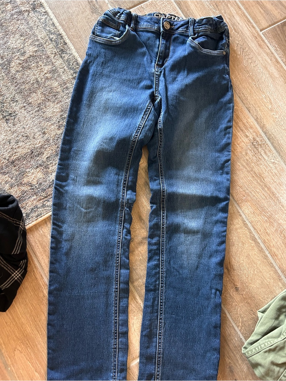 Classic Men's Dark Blue Jeans